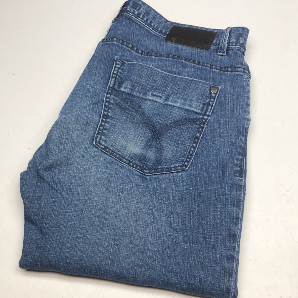 MENS CALVIN KLEIN RELAXED FIT JEANS 36x30 ⭐